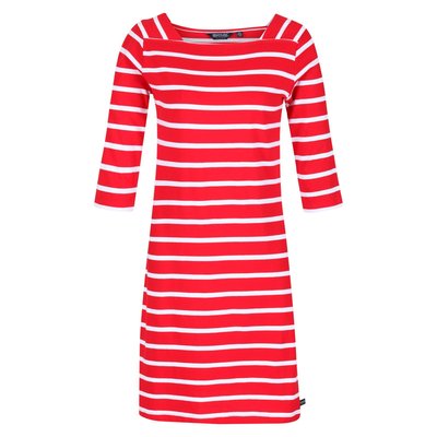 Robe rayee rouge et blanche La Redoute