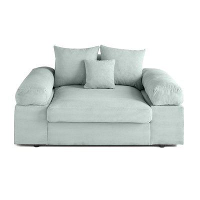 Aspen - Fauteuil XL - assise profonde - velours côtelé LISA DESIGN