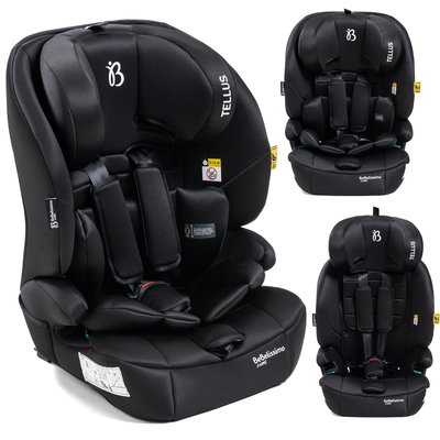 BEBELISSIMO  - Siège auto bébé I-size  - 76 -150cm - Tellus - de 9 à 36 kg, 15 mois à 12 ans -gris BEBELISSIMO J'AIME