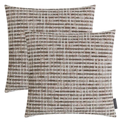 Housses de coussin jacquard velours VIVIANA-Lot de 2 MAGMA HEIMTEX