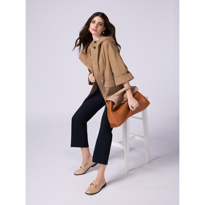 Pantalon REGULAR en denim de coton mélangé avec un lavage bleu foncé rinse OLTRE