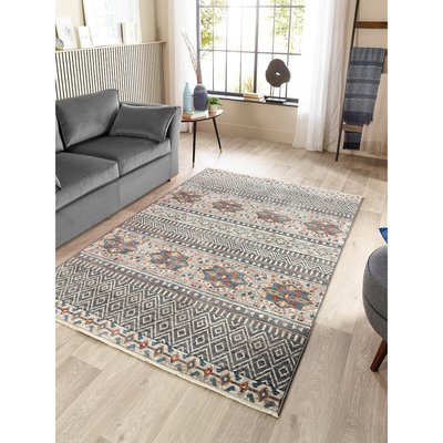 Traditional Mandala Style Antique Stripe Rug SO'HOME