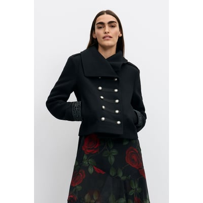 Manteau court en laine DESIGUAL