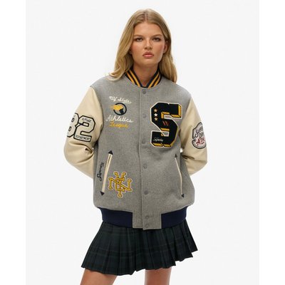 Bomber oversize College à écussons SUPERDRY
