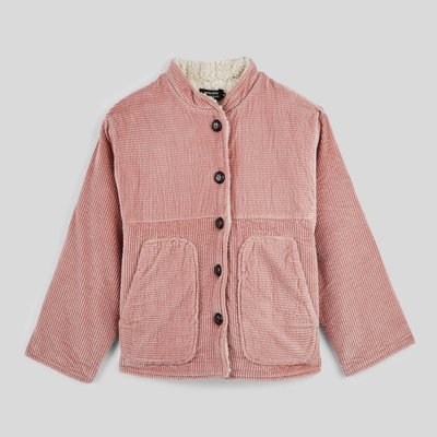 Veste en velours rose La Redoute