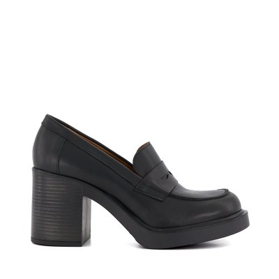 Mocassins avec plastron à talons carrés - GOVERN DUNE LONDON