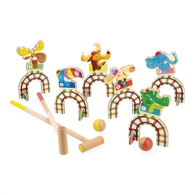 Jeu De Croquet, Jeu D'adresse En Bois Dès 3 Ans JANOD