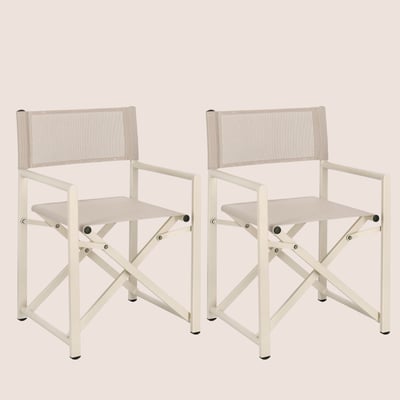 Chaises de metteur en scène pliables d'extérieur (lot de 2) - CABOURG HELLIN, DEPUIS 1862