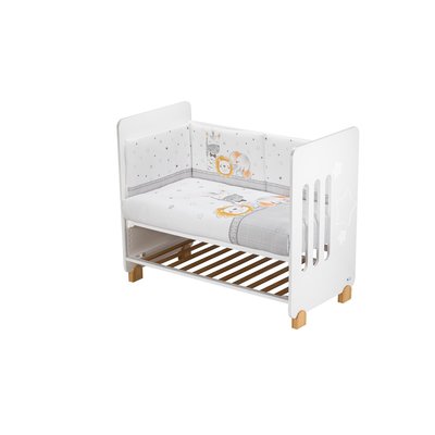 Lit Bébé Star Nature  and  Parure de lit 2 Pcs. Animales INTERBABY