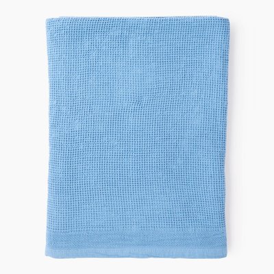 Maxi drap de bain nid d'abeille, en coton BIO GOTS MONOPRIX