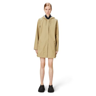 Giacca anti vento media lunghezza con cappuccio unisex A-LINE JACKET RAINS