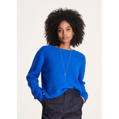Pull uni à manches longues et col rond LA FEE MARABOUTEE