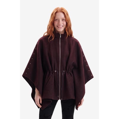 Poncho à fermeture éclair avec ceinture DESIGUAL