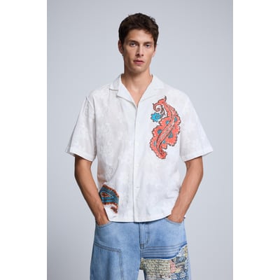 Chemise à manches courtes imprimée DESIGUAL