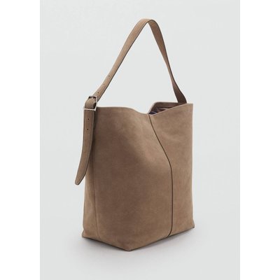 Sac shopper cuir MANGO