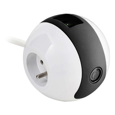 Multiprise USB Wattball Blanc - Noir WATT ET CO