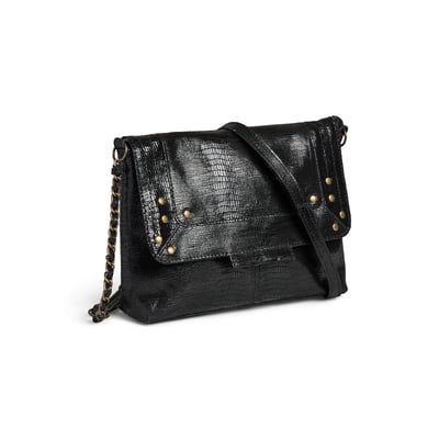 Petit sac à main en cuir, effet serpent, Felizia PIECES