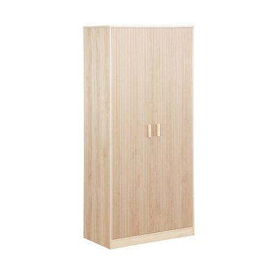 Armoire dressing décor bois 1 penderie 2 portes LINEAR SWEEEK