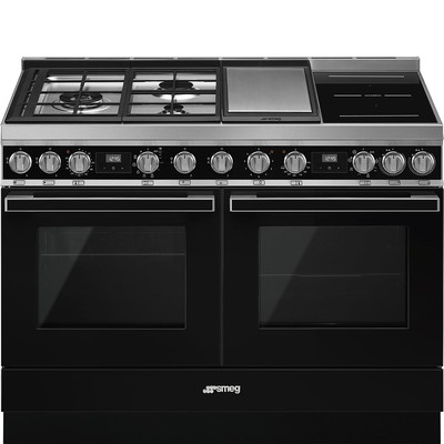 Piano de cuisson mixte 6 feux 120 cm CPF120IGMP SMEG