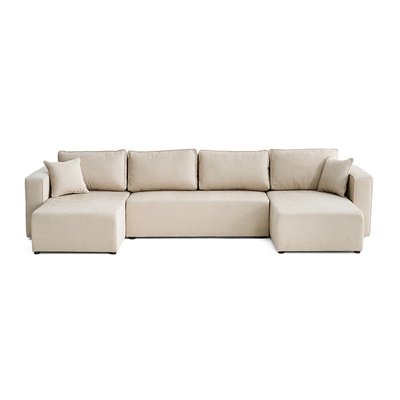 Canapé Panoramique Convertible Tissu 7 places - TOPAZE LISA DESIGN