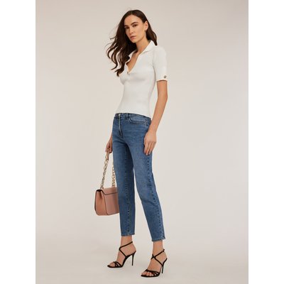 Jean slim fit modèle Kendall à cinq poches en toile de coton et élasthanne mélangés MOTIVI