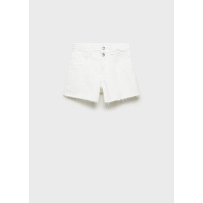 Short denim avec bas effiloché MANGO KIDS