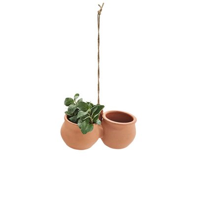 Porte-plantes suspendu terre cuite MADAM STOLTZ