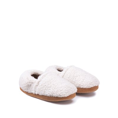 Chaussons à enfiler en sherpa LA REDOUTE COLLECTIONS
