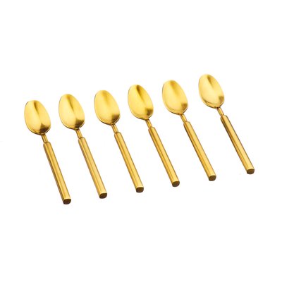 Lot de 6 petites cuillères en inox, NUDE BJORN