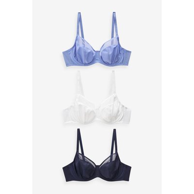 Soutien-gorge demi-dos renforcé, lot de 3 NEXT