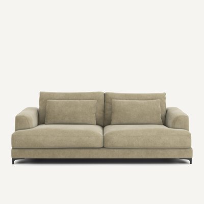Canapé 4P convertible velours stonewashed, Marsile AM.PM