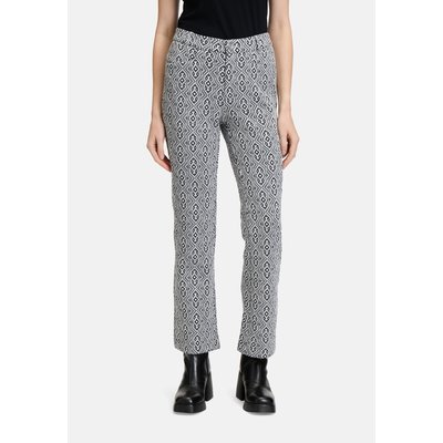 Pantalon stretch à motif jacquard CARTOON