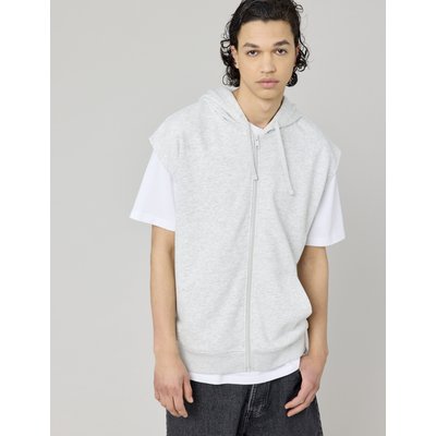 Sweat zippé sans manches BZB