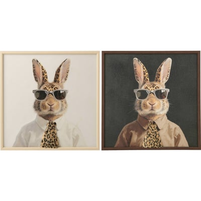 Tableau lapin fantaisie, Lot de 2 RECOLLECTION