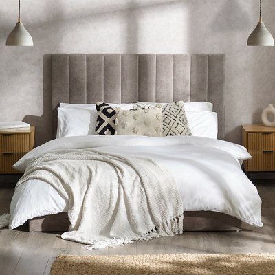 Elodie Chenille Upholstered Bed-In-A-Box SO'HOME