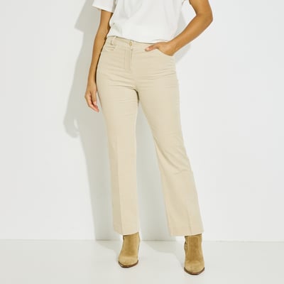 Pantalon droit velours raccourci GRAIN DE MALICE