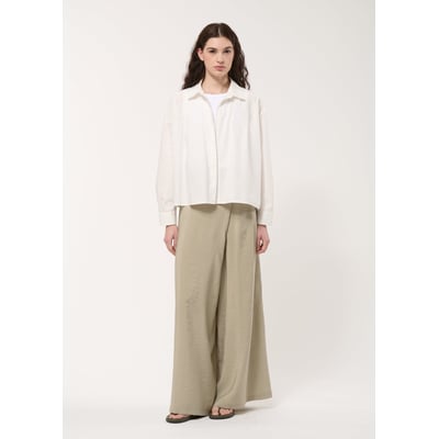 Chemise oversize en popeline de coton HUMILITY