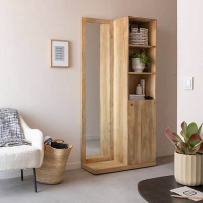 Dressing avec miroir en bois de manguier  JULIET MADE IN MEUBLES 