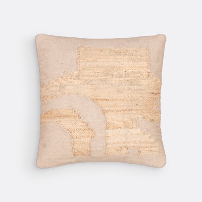 Funda de cojín 50 x 50 cm yute y lana, Arabica LA REDOUTE INTERIEURS