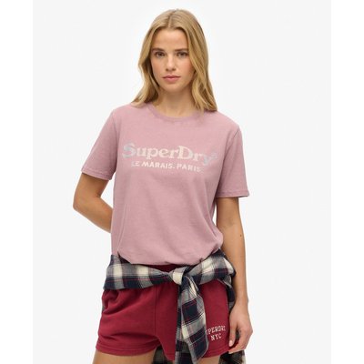 T-shirt décontracté métallisé Venue SUPERDRY