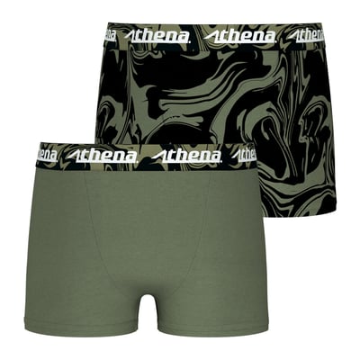 Boxers Garçon Coton Stretch – Lot 2, Confortables, Sans étiquette – Label Oeko-Tex