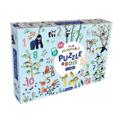 Puzzle en bois les chiffres EDITIONS AUZOU