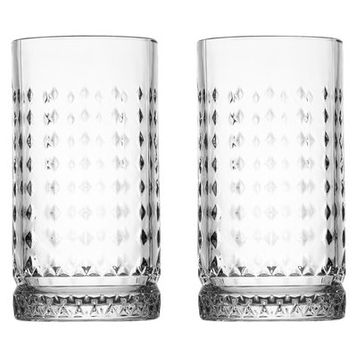 Set of 2 Oxbridge Hiball Glasses RAVENHEAD