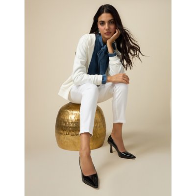 Pantalon skinny cinq poches, réalisé en confortable mélangé OLTRE