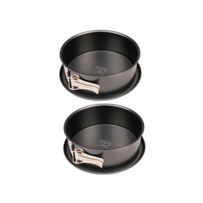Lot de 2 moules à gâteaux 18/18 cm en acier TRADITION DR OETKER