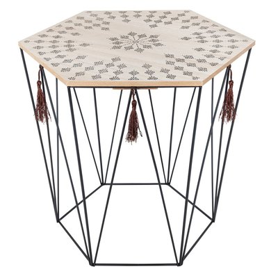 Table à café en métal Kumi Octo Etnik ATMOSPHERA