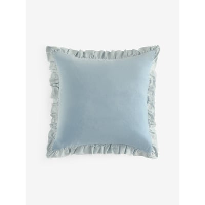 Coussin en velours bordé de volants NEXT