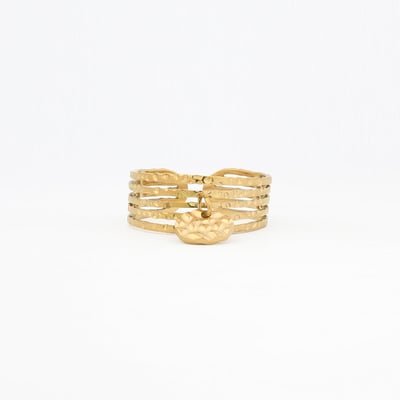 Bague pampille en acier inoxydable BALABOOSTE