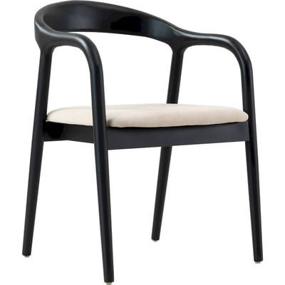 Chaise de salle à manger en bois tapissée RECOLLECTION