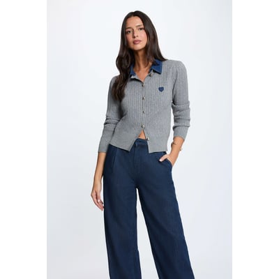 Pull col revers boutons MORGAN